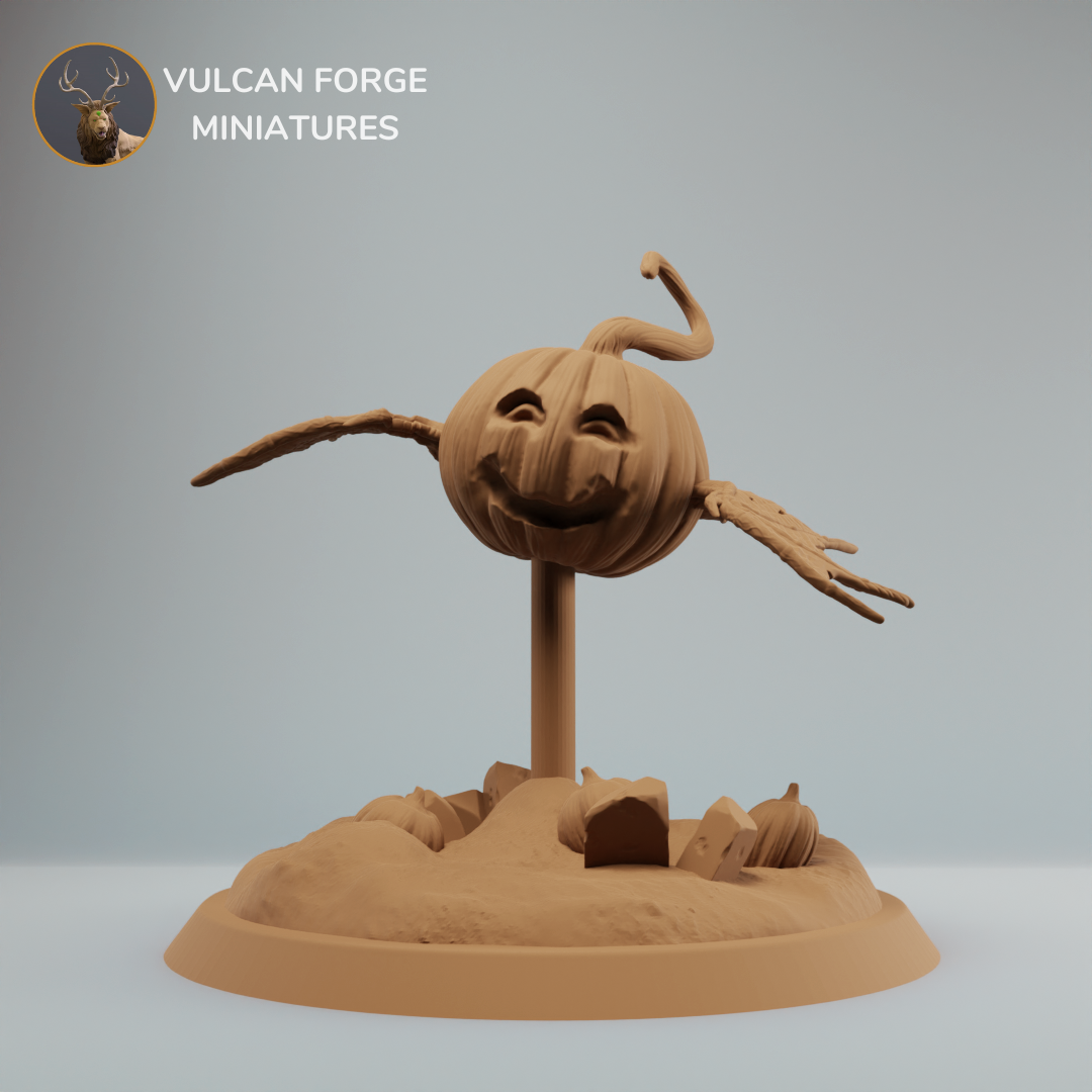 Cute flying pumpkin with bat wings - pre supported